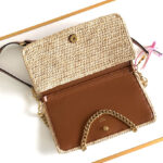 Celine Multipochette In Raffia 10M432 Coffee
